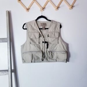 L.L. BEAN MEN'S FISHING VEST SIZE MEDIUM